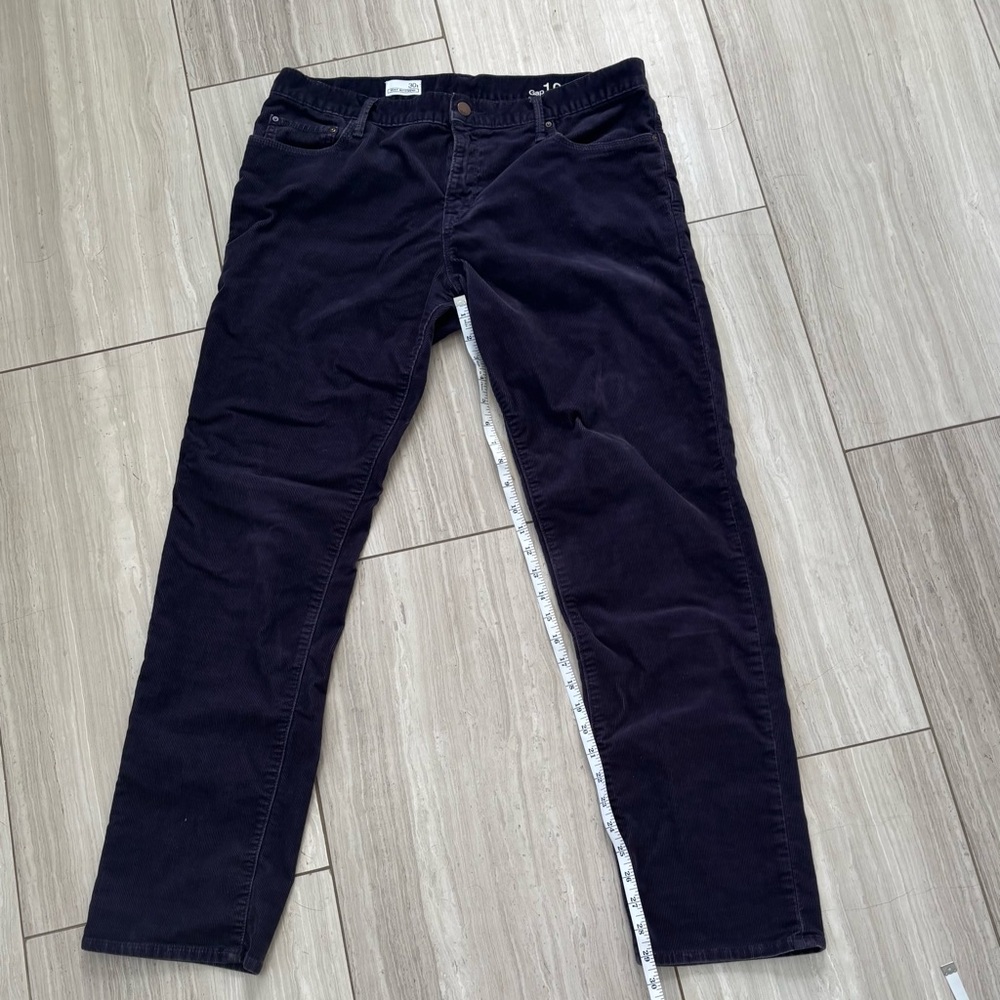 GAP sexy boyfriend navy corduroys 30T